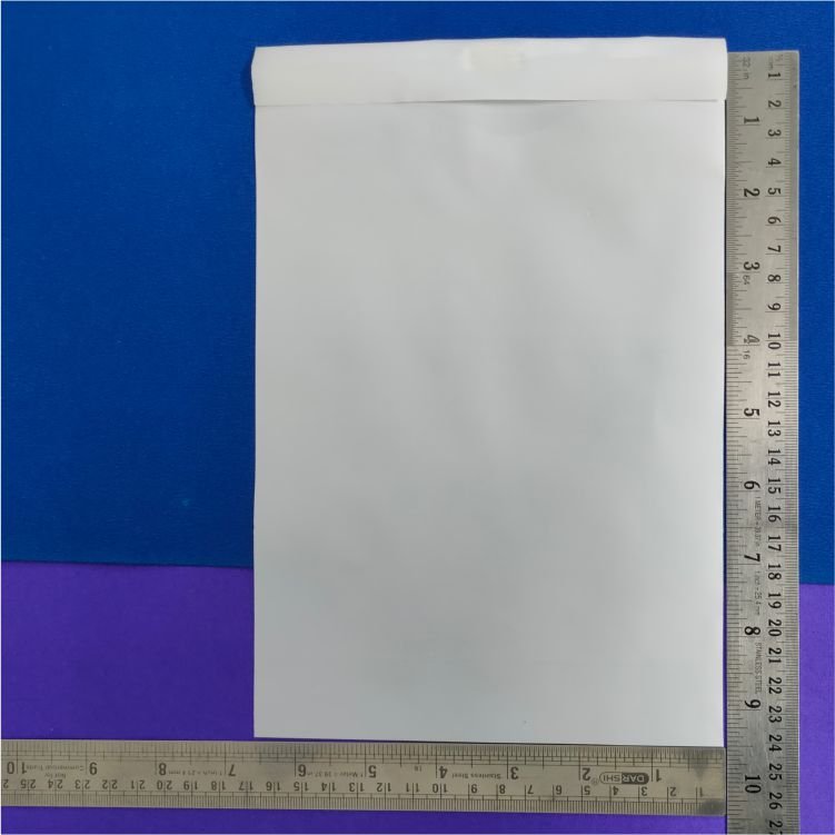 Patient Report Velcro Bag Milky, Size 6.5"x9.5” - Image 5